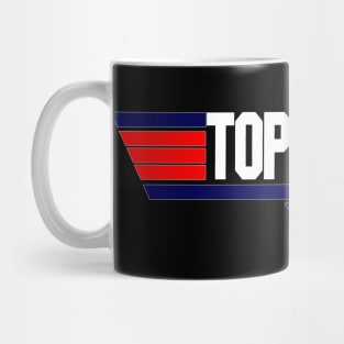 "Top Mom" cool 80's action movie design for mom Mug